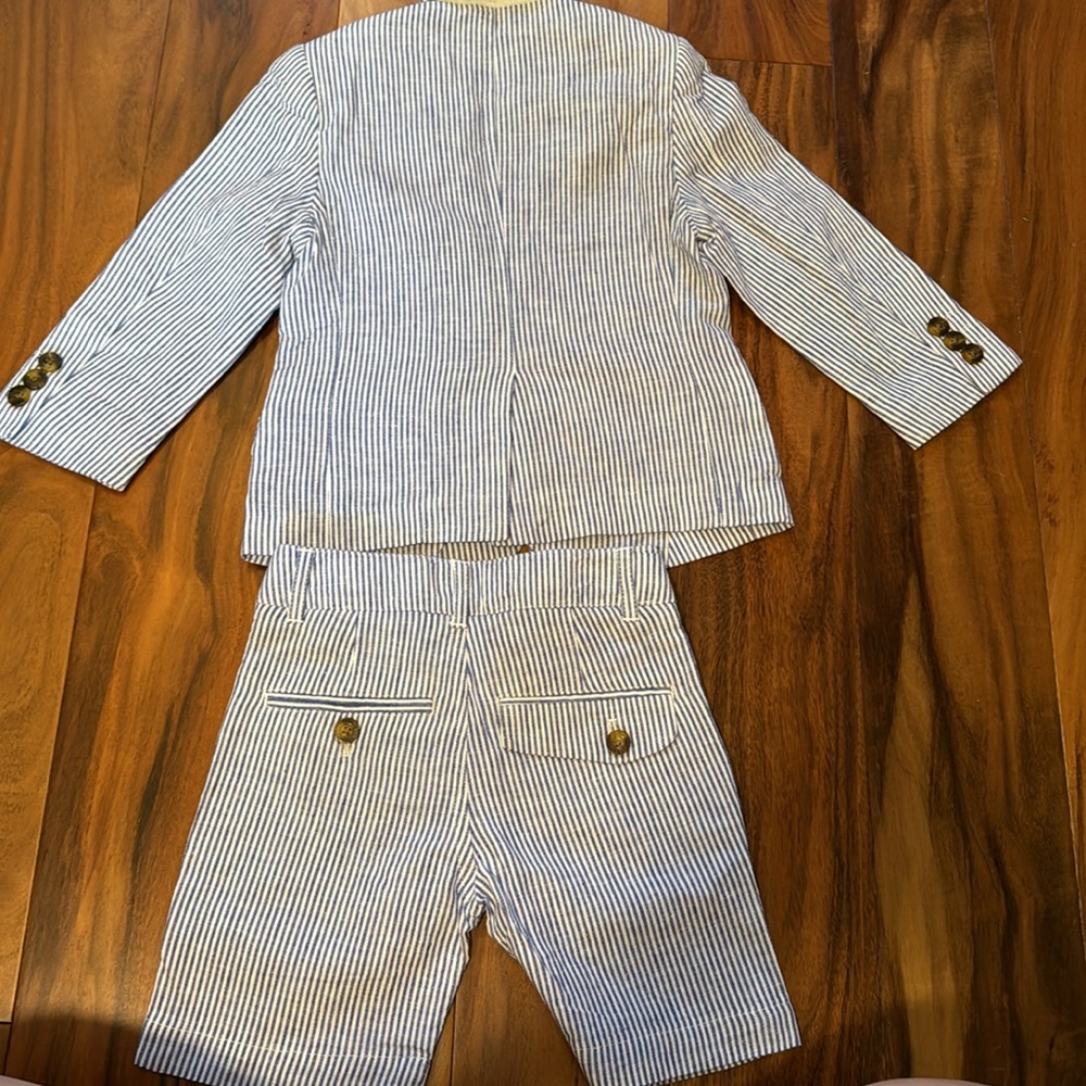 Appaman fine tailoring cabana stripe kids suit size 4T - Picture 3 of 4